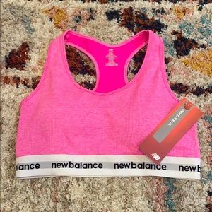 New balance hot pink sports bra